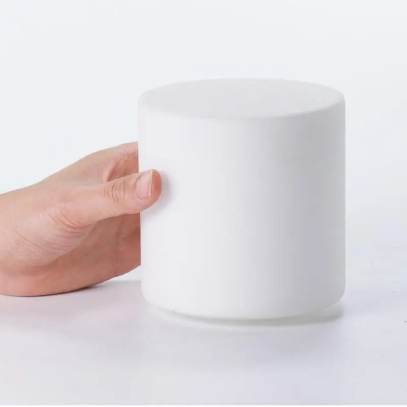 Floroux | Lampe de Table Cylindrique en Verre | Tactile 360°