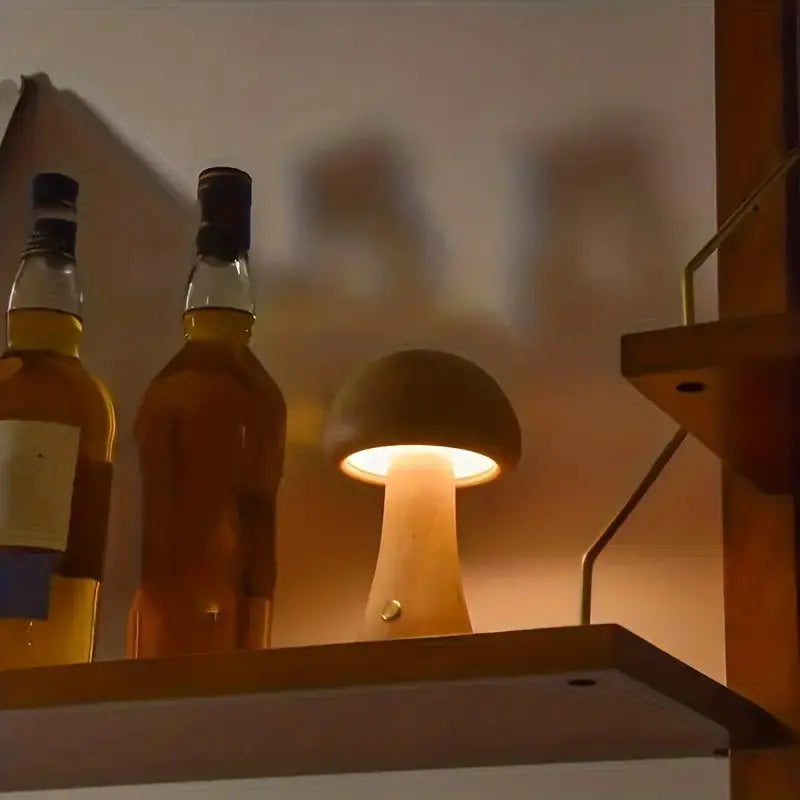 Floroux | Lampe de Table Champignon | Design Élégant et Doux
