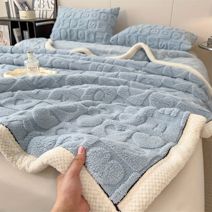 Floroux | Couverture en Fleece Réversible | Douce et Toutes Saisons