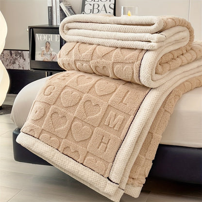 Floroux | Couverture en Fleece Réversible | Douce et Toutes Saisons