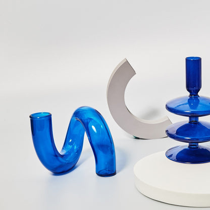 Floroux | Vase Porte-Bougie en Verre | Design Moderne