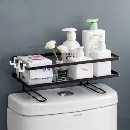 Floroux | Étagère Murale Salle de Bain | Fixation Sans Perçage