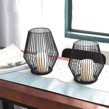 Floroux | Porte-Bougie Chauffe-Plat en Métal | Design Moderne
