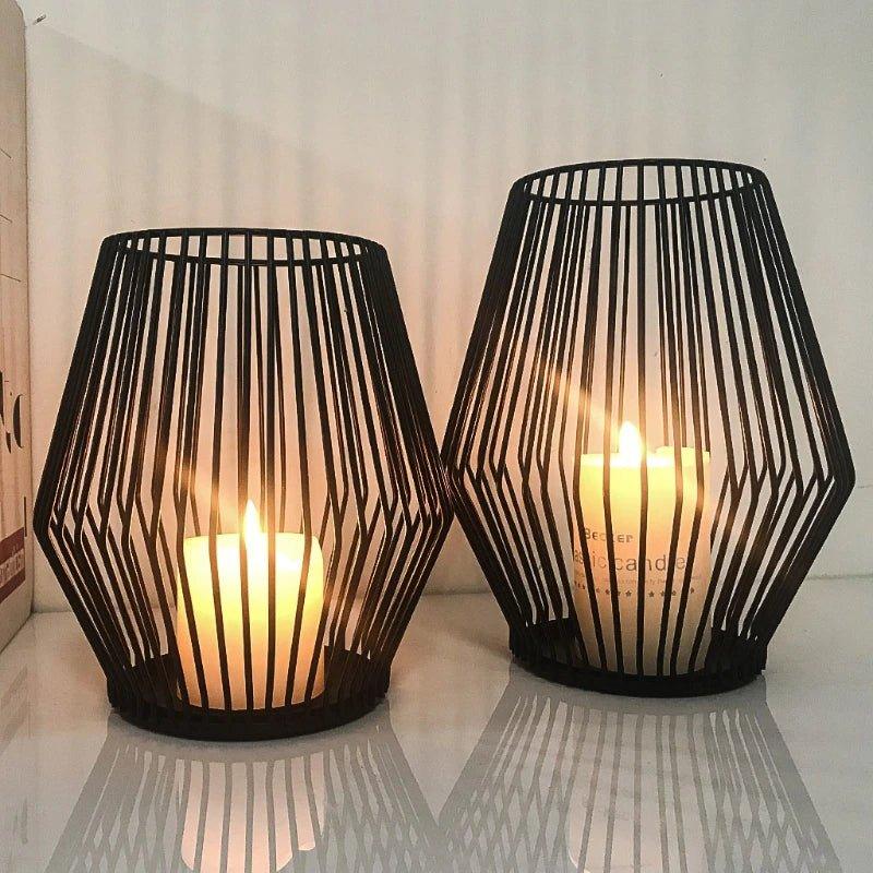 Floroux | Porte-Bougie Chauffe-Plat en Métal | Design Moderne