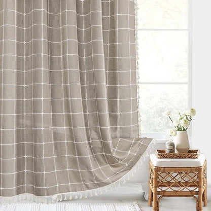Floroux | Rideau de Douche Jacquard | Résistant à l’Eau