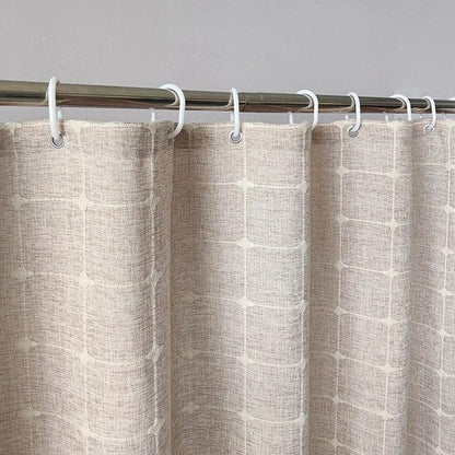Floroux | Rideau de Douche Jacquard | Résistant à l’Eau