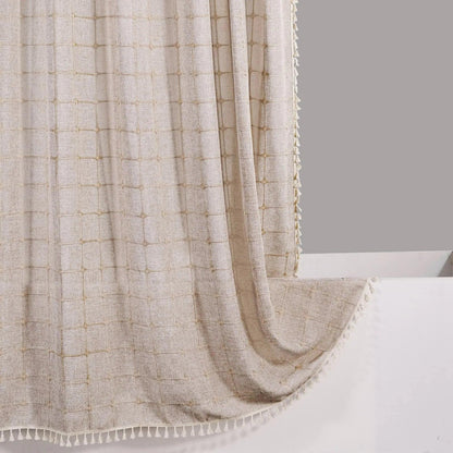 Floroux | Rideau de Douche Jacquard | Résistant à l’Eau