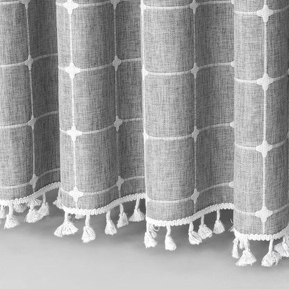 Floroux | Rideau de Douche Jacquard | Résistant à l’Eau